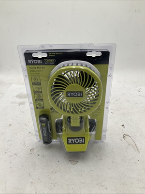 #ad #ad Ryobi FVF51K USB Lithium Clamp Fan Kit w 2.0 Ah USB Battery and Cable $31.50