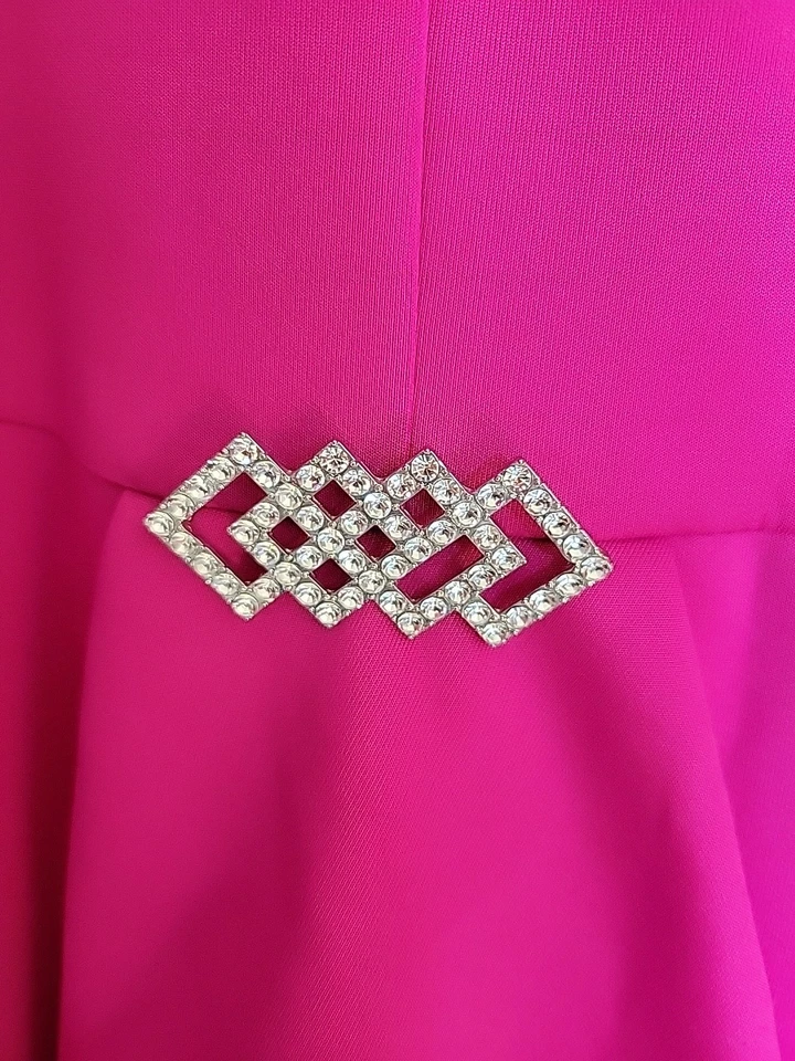 Vestido largo formal rosa Eliza J para mujer talla 8 Foto 3 de 4