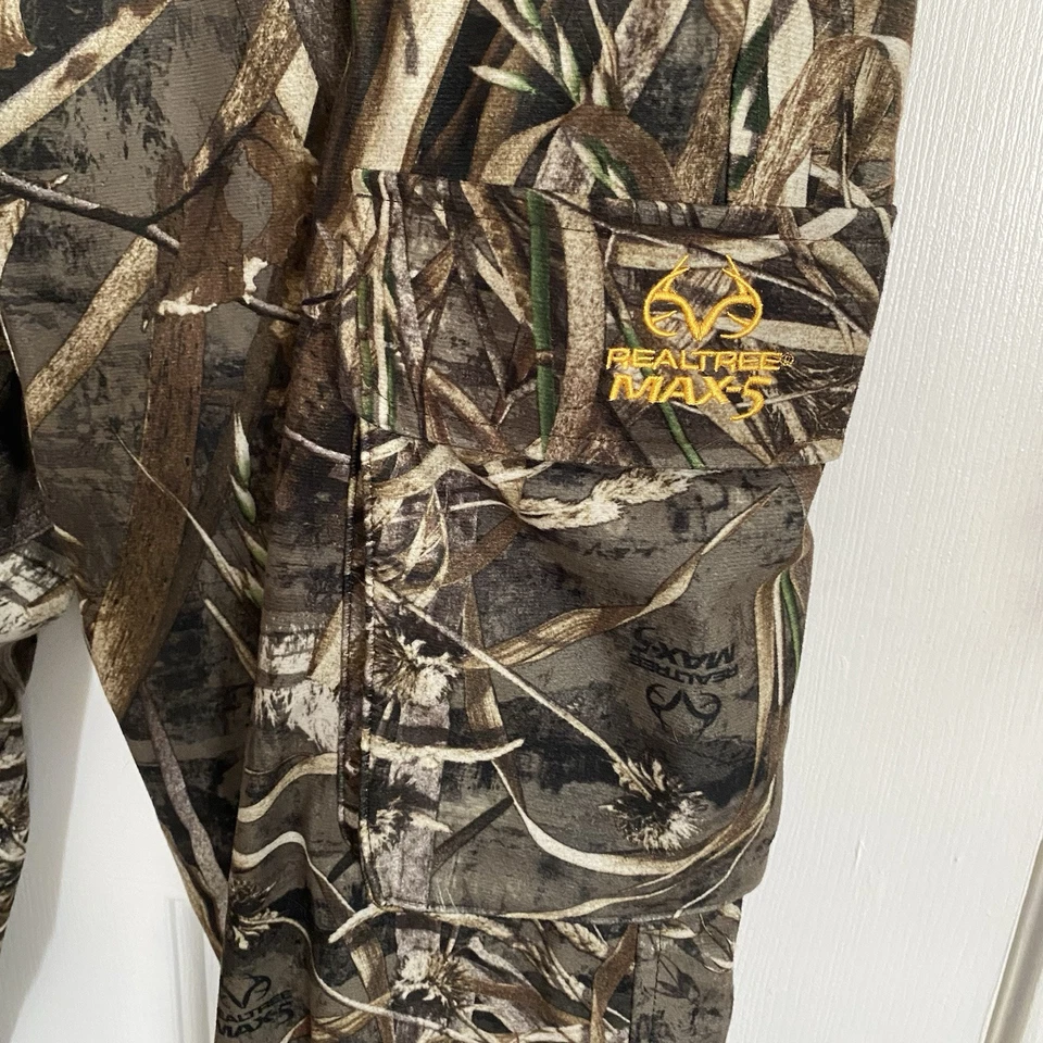 XL Scent Blocker Real Tree Camo Cargo Hunting Pants Bone Collector Adjustable S3 - Image 2 of 4