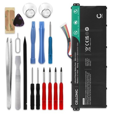 Akku für Acer Aspire Nitro 5 AN515-52 Series 15.2V 3600mAh + Werkzeug-Set