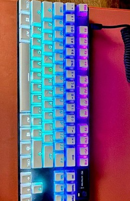 SteelSeries Apex Pro TKL (2023) Rapid Trigger Keyboard + PBT Keycaps+Coil Cable