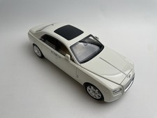 Kyosho 1:18 Rolls-Royce Ghost Alloy Openable White Rare Car Model