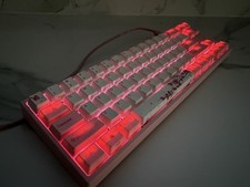Ducky x Varmilo Miya Pro Sakura Round 2 Silent Red LED 65% Mechanical Keyboard