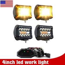 4inch Led Work Light Bar Tri-row Cube Pods Fog Lamp Six Modes For Atv Suv Truck 4inch Led Work Light Bar Tri-row Cube Pods Fog Lamp Six Modes For Atv Suv Truck