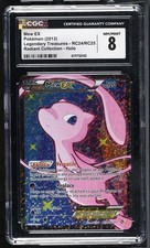 CGC 8 Mew EX RC24/RC25 Legendary Treasures Radiant (Collection) Holo Pokemon on eBay