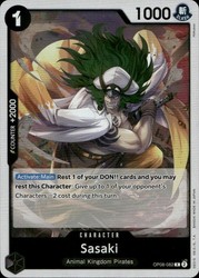 Sasaki OP08-082 Two Legends Rare Foil