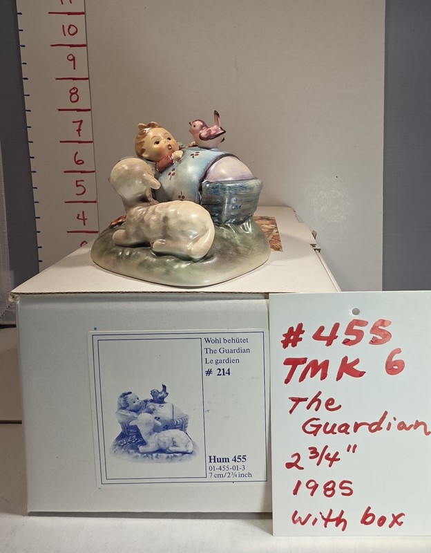 Hummel # 455 The Guardian TMK 6, First Issue 1991, 2 3/4", 1985 W/Box W. Germany