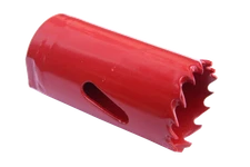 HSS bi-metal hole saw with 1/2" thread Ø 22 mm