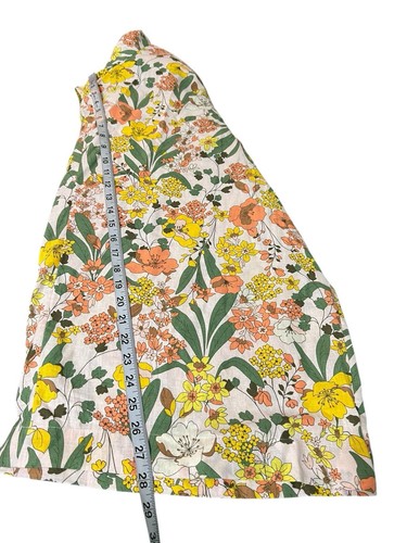 NWT Lane Bryant Floral Linen Blend Jumpsuit Sz 22 Flutter Sleeve Wide Leg $109 - Picture 8 of 11