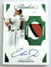 2025 Panini Flawless Chris Davis Emerald Patch Auto 1/5 Orioles #PPV-CD °