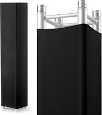 2 Pcs Black Truss Cover Fits 10 Ft X 12 in Box Truss Scrim Elastic Fabric Seamle