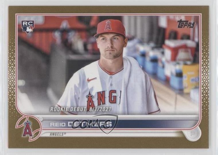 2022 Topps Update Rookie Debut Gold 3/2022 Reid Detmers #US62 Rookie RC 0l1o
