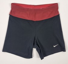 Vintage 90s Nike Shorts Womens Medium Blue Red White Tag Made In Taiwan Retro