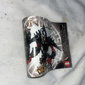 2009 vintage LEGO 8984 Bionicle STRONIUS 99% COMPLETE Canister Manual GLATORIAN