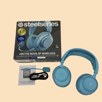 NO DONGLE SteelSeries Arctis Nova 3P Bluetooth  Gaming Headset - Aqua #MD8443
