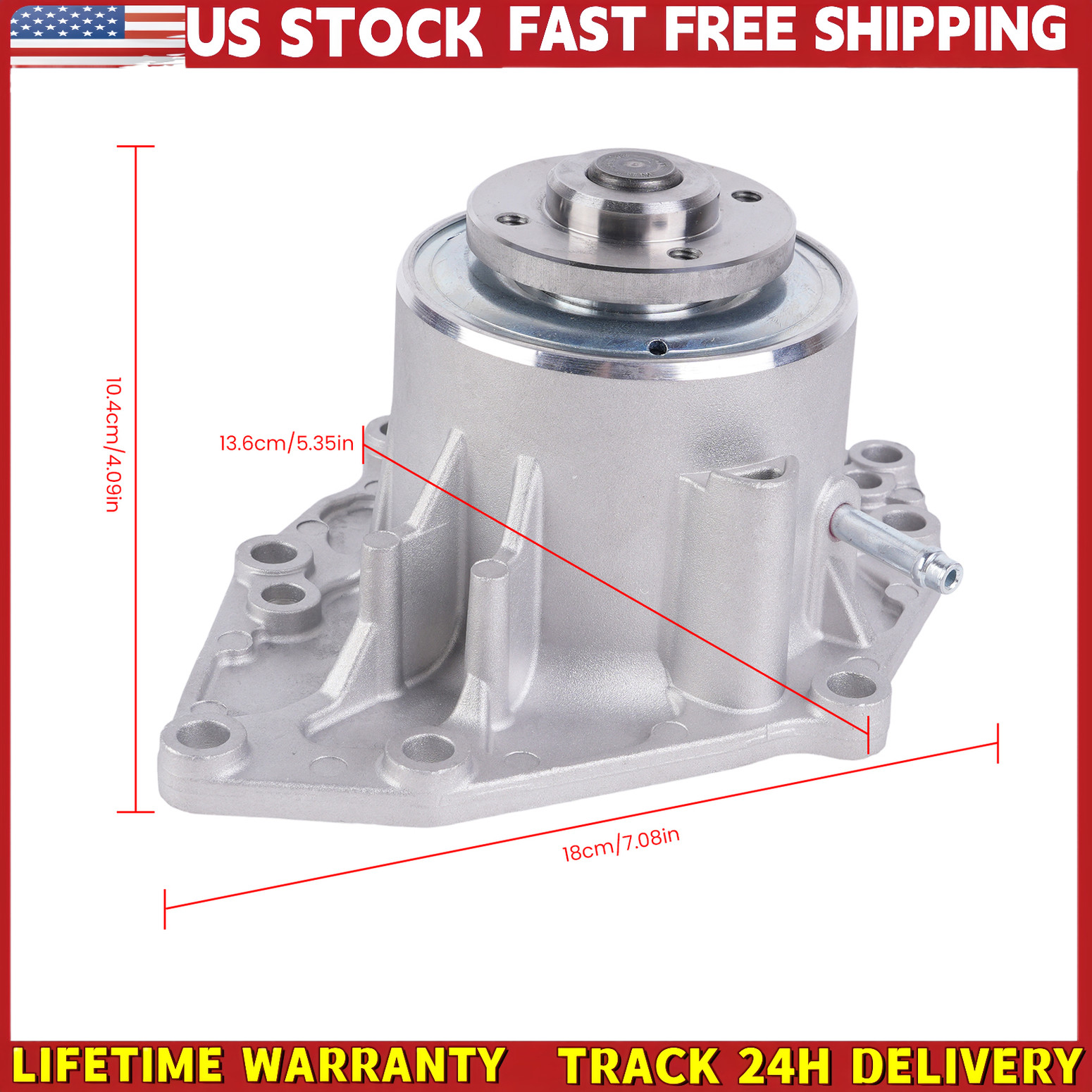 Bentley Bentayga Speed 2017-2020 Water pump with housing P/N 07P121008C