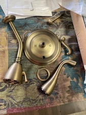 PHYLRICH  TUB AND SHOWER LEVER HANDLE ANTIQUE BRASS 