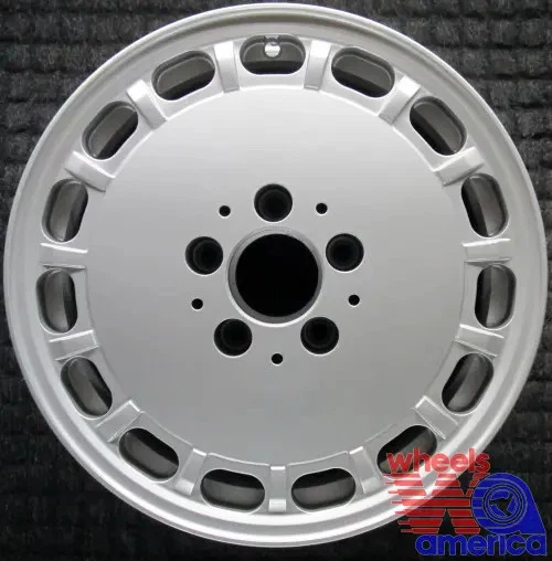 Wheel Rim Mercedes-Benz 190 190D 190E 14 1984-1988 2014000702 Factory OE 65134 - Image 3 of 4