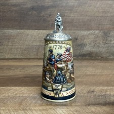 Birth Of A Nation 1776 Beer Stein Third in a Series Miller Genuine Draft 1993
