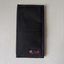 Vintage Apple Computer Rainbow Logo Case Storage West Ridge Designs USA Black