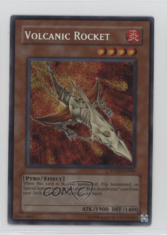 Volcanic Rocket Unlimited YuGiOh Force of the Breaker #FOTB-EN000 2007