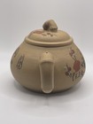 Chinese Yixing Teapot Bamboo Birds Flowers Script Superb Quality Pottery Signed — photo 2