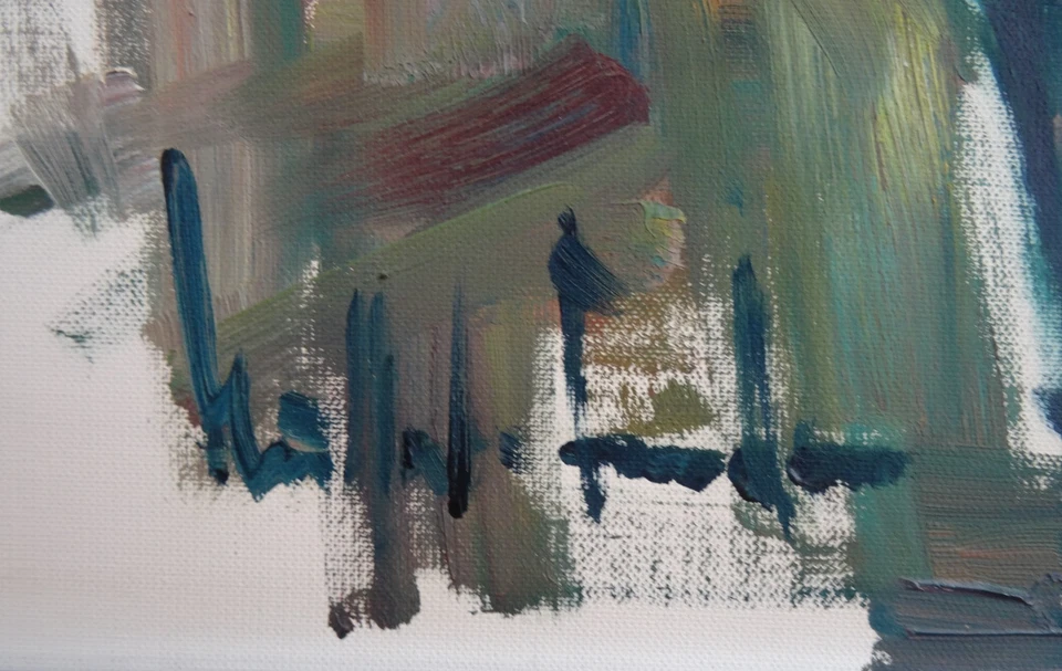 JOHANN MÜLLER-EMDEN BLUMENSTILLLEBEN 70er JAHRE WILLY MENZ SCHÜLER - Bild 4 von 4