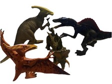 Dinosaur Toy Lot Spinosaurus, Triceratops, Parasaurolophus, Pteranodon