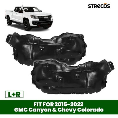 Front Fender Liners For 2015-2022 GMC Canyon &Chevy Colorado Left+Right Pair
