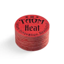 TAOM HEAT POOL CUE TIP 14 MM TIP HARDNESS IS HARD TIP IS BRAND NEW SHIPS FREE