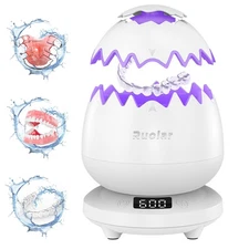 Ultrasonic Cleaner Machine UV For Retainer Denture Mouth Guard 45kHz Egg-shaped