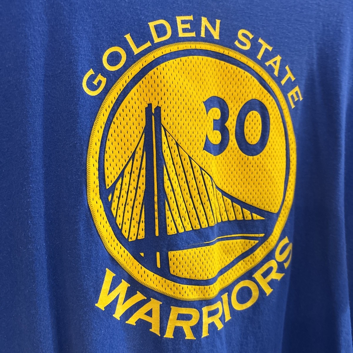 Adidas Steph Curry Golden State Warriors Jersey T Shirt NBA, size