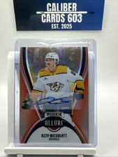 2025-26 Upper Deck Allure Ozzy Wiesblatt Red Rainbow Rookie Auto RC #123