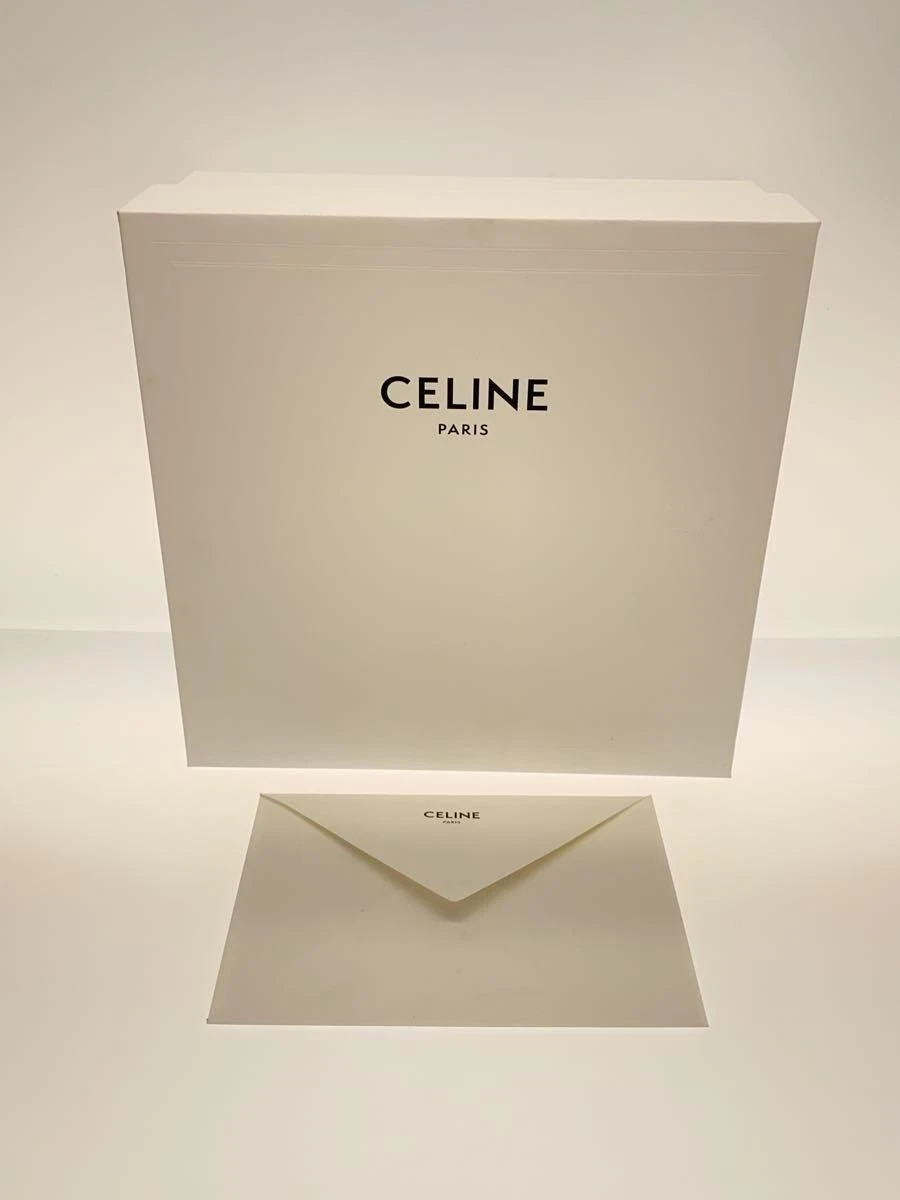 CELINE Felpa con Cappuccio 22AW Gradazione Logo XXL Cotone Bianco 2Y753670Q Usata