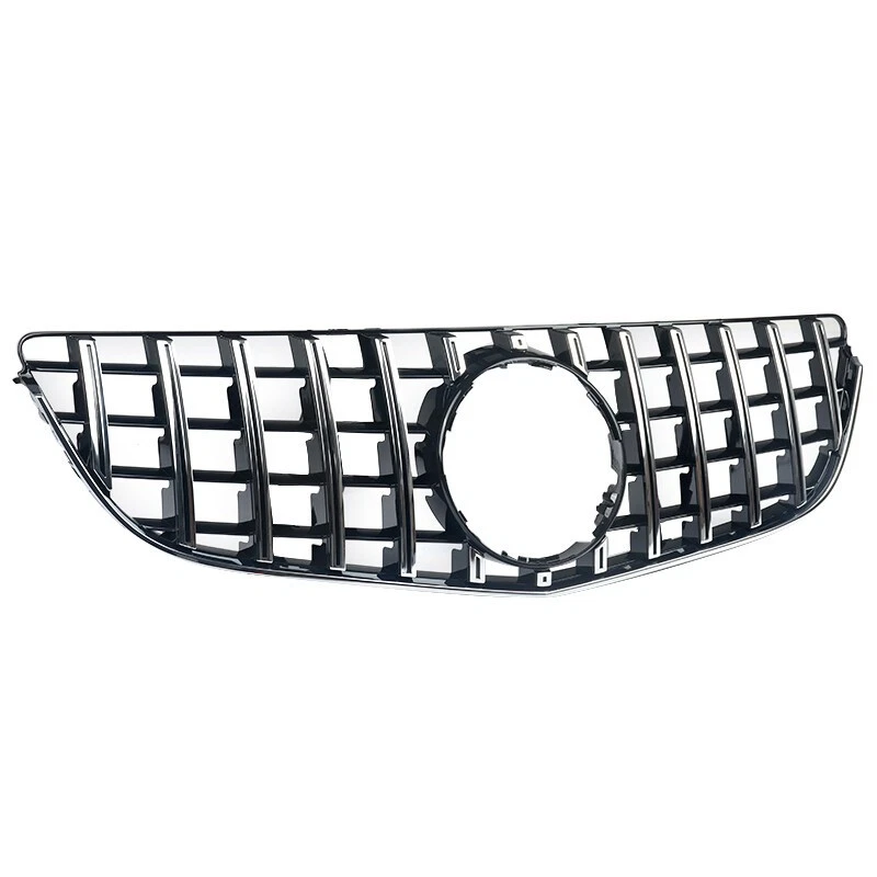 Chrome Black GT Front Grille For Mercedes Benz W207 C207 E350 E400 E550 2014-17 — 第 4/4 张图片