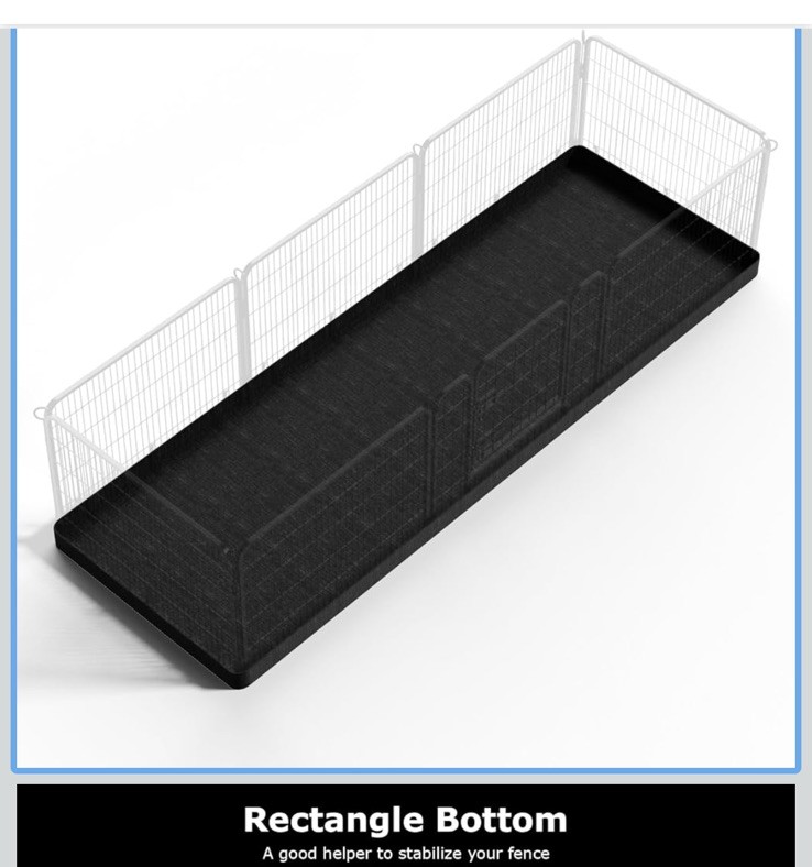 PJYuCien Rectangle Dog Playpen Bottom -Stabilize The Dog Play Pen, Fits 8 Panels