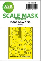F-86F Sabre One-Sided Express Fit Mask For Airfix / 1:48