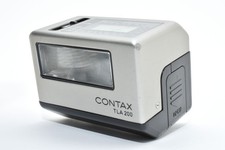  Near MINT  Contax TLA200 Silver Shoe Mount Flash For G1 G2 From Japan 2421P