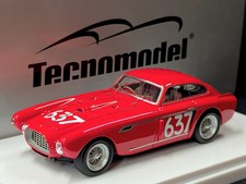 Tecnomodel Ferrari 340 Mexico Vignale Coupe Ch.0224 At N 637 Mille Miglia 1953 E.castellotti I.regosa 1:43 TM43-43D
