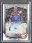 BOOPIE MILLER 2025-26 BOWMAN U CHROME #CPA-BR AUTO 1ST PROSPECT MUSTANGS