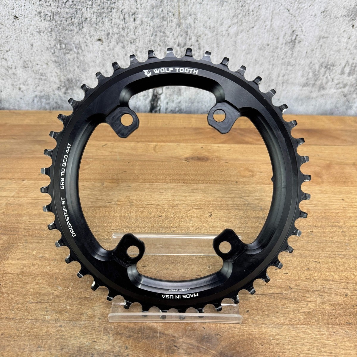 Wolf Tooth Drop-Stop ST for GRX 44T 1x 110BCD 1x 4-Bolt 12-Speed