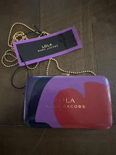 Marc Jacobs Lola perfume and disco pouch new crossbody purse perfume new