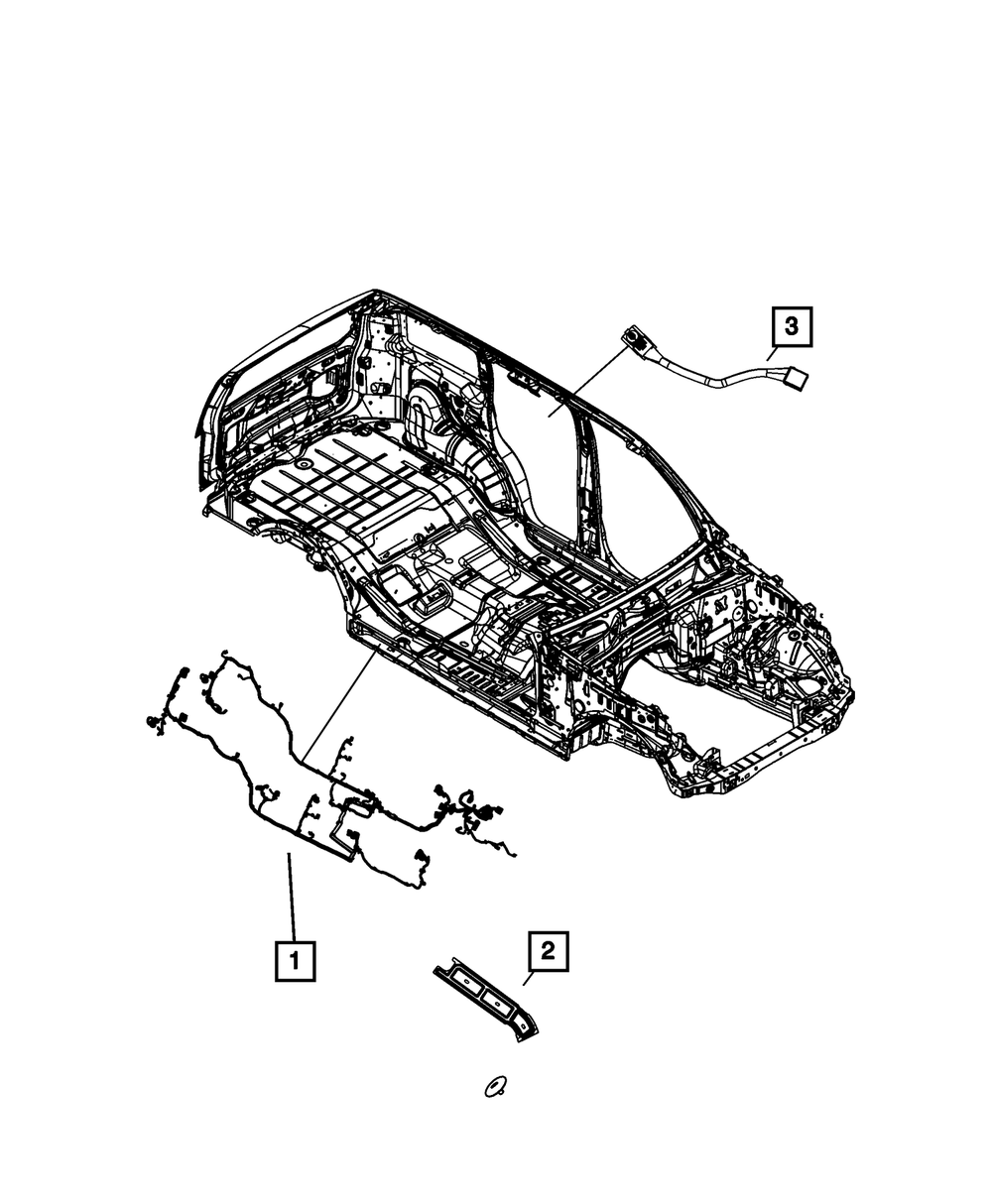 Genuine Mopar Body Wiring 68056810AD