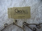 A VINTAGE GEO ART CYNTHIA GALE STERLING SILVER STYLIZED CROSS PENDANT NECKLACE — photo 4