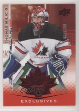 2021 Upper Deck Team Canada Juniors Exclusives 36/250 Thomas Milic #17 1g3