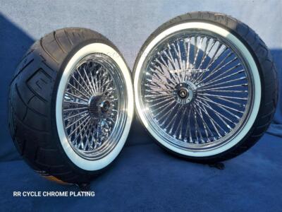 ハーレー DNA mammoth 52 diamond wheel タイヤ新品 DNA Mammoth 52 Diamond Spoke Wheels 3 Rotor Tire Harley Touring 09