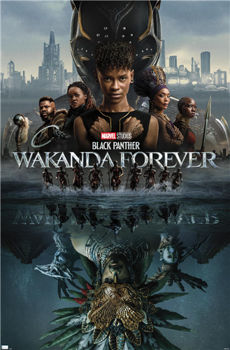 BLACK PANTHER: WAKANDA FOREVER - ONE SHEET POSTER - 22x34 -23445
