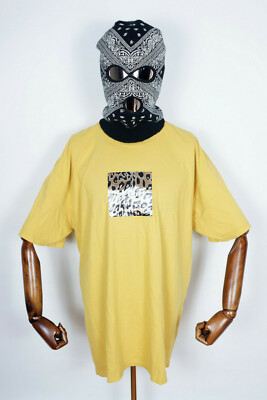 Huf Worldwide Skateboard T-Shirt Tee Panthera Box Logo Sauterne in XXL