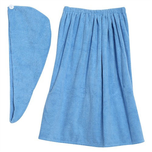Spa Towel Bathrobe With Hook And Elastic Design For Bath