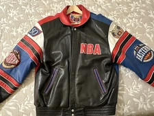 Vintage Jeff Hamilton NBA Limited Edition Leather Jacket
